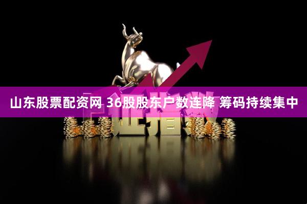 山东股票配资网 36股股东户数连降 筹码持续集中